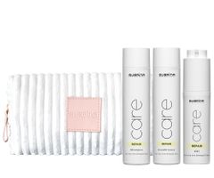 Darčeková sada pre suché a poškodené vlasy Subrina Professional Care Repair Set + kozmetická taštička zadarmo + darček zadarmo