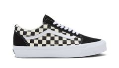 Vans Old Skool 36 LX Checkerboard - Pánske - Tenisky Vans - Čierne - VN000CQD2BO - Veľkosť: 42