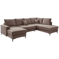 MID.YOU SEDACÍ SOUPRAVA, textil, šedavě hnědá