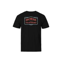 HORSEFEATHERS Triko Summit - black BLACK velikost M