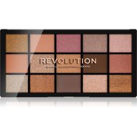 Makeup Revolution Reloaded paletka očných tieňov odtieň Fundamental 15x1,1 g