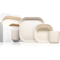 Mushie Dinnerware Set набір посуду для дітей 6m+ Ivory 3 кс