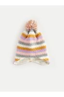 LC Waikiki Lcw Baby Girl Beanie with Pompom