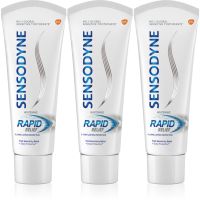 Sensodyne Rapid Whitening wybielająca pasta do zębów dla wrażliwych zębów 3x75 ml