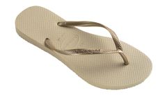 Havaianas Slim Sand Grey/Light Golden Ženy - Tenisky Havaianas - Světle hnědá - H4000030-2719P-35/36 - Size: BRA-35/36