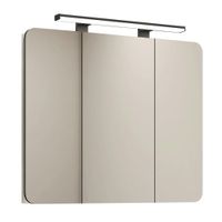 Stylife ZRKADLOVÁ SKRINKA, biela, biela, 85/74/18 cm