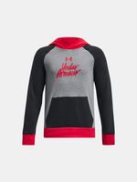 Under Armour UA Rival Fleece Script CB HD Sweatshirt Kinder Schwarz