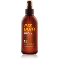 Piz Buin Tan & Protect защитно олио за ускоряване на тена SPF 15 150 мл.