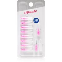 Herbadent UBrush! nadomestne medzobne ščetke 0,7 mm Pink 10 kos