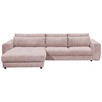 MID.YOU ROHOVÁ SEDAČKA, textil, kompozitné drevo, svetloružová