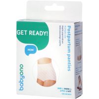 BabyOno Get Ready Multiple-use Mesh Panties poporodne spodnjice velikost L 2 kos