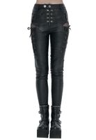 Damen Hose DEVIL FASHION - Leather XS