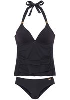 LASCANA Tankini  zlatna / crna