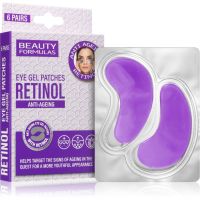 Beauty Formulas Retinol spevňujúce gélové vankúšiky pod oči s retinolom 6x2 ks