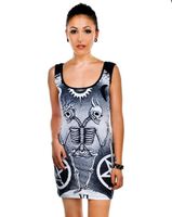 Damen Kleid   TOO FAST - Death Tarot XL