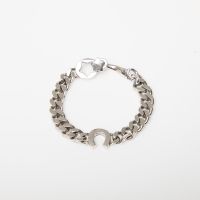 TwoJeys Horseshoe Bracelet Silver 18 cm