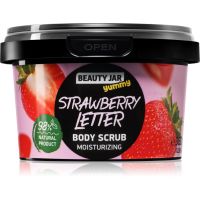 Beauty Jar Yummy Strawberry Letter jemný peeling s hydratačným účinkom 360 g