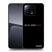 Silikónový čierny obal pre Xiaomi 13 - Do it. With love.