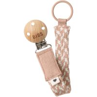 BIBS Paci Braid držalo za dudo Blush / Ivory 1 kos