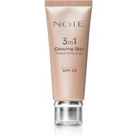 Note Cosmetique 3 in 1 Glowing Skin tönende Feuchtigkeitscreme zur Verjüngung der Gesichtshaut SPF 50 30 ml