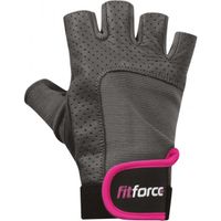 Fitforce PFR01 Ръкавици за фитнес, сиво, размер