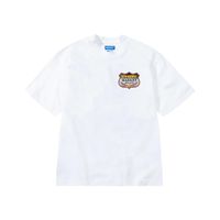 Market Smiley Burnt Rubber T-Shirt White - Pánske - Tričko MARKET - Biele - SS0220-WHITE - Veľkosť: 2XL