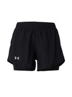 UNDER ARMOUR Sportske hlače 'Fly-By'  crna / bijela