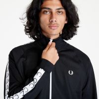 Bluza FRED PERRY Taped Track Jacket Black XL