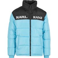 Karl Kani Retro Essential Puffer Jacket Blue - Pánske - Bunda Karl Kani - Modré - PD00007604 - Veľkosť: M