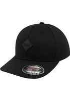 Patch Flexfit Synthetic leather cap blk/blk