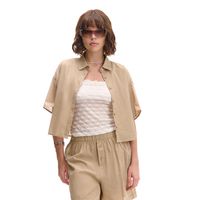 Cropp - Navadna oversize srajca - bež