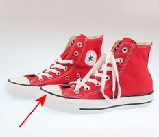 Schuhe CONVERSE - All Star Hi - RED - BESCHÄDIGT 36