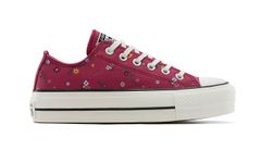 Converse Chuck Taylor All Star Lift Platform Floral Patchwork - Dámske - Tenisky Converse - Červené - A15535C - Veľkosť: 39.5