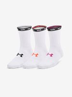 Under Armour UA Essential Nv Mid Crew 3-pack Čarape bijela