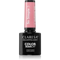 Claresa SoakOff UV/LED Color So Simple Gel-Nagellack Farbton SO SIMPLE 3 5 g