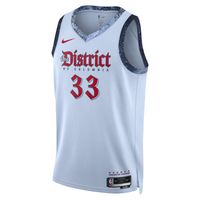 Nike Dri-FIT NBA Kyle Kuzma Washington Wizards 2024/25 City Edition Swingman Jersey - Pánske - Dres Nike - Modré - FQ4364-407 - Veľkosť: S