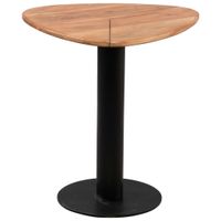 Boxxx KONFERENČNÝ STOLÍK, čierna, farba akácie, drevo, kov, 48/48/42 cm