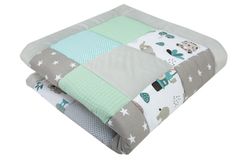 Medi Partners Crawling Blanket 100% Cotton  Multifunctional Thick Soft Play mat