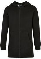 Girls' sweatshirt parka black