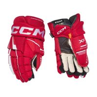 Rukavice CCM Tacks XF SR, Senior, 15", červená-biela