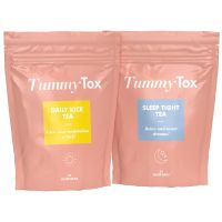 Schlank mit Tee in 20 Tagen - Abnehmtee-Duo: Daily Kick Morgen-Tee &  Sleep Tight Abend-Tee | TummyTox