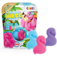 Craze INKEE Flamingo kule do kąpieli dla dzieci 3x55 g