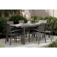 Ambia Garden ZÁHRADNÝ STÔL, kov, plast, 210/74/100 cm