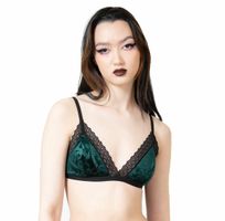 KILLSTAR Damen-BH - Hear Me Roar - Smaragdgrün XXL