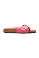 Birkenstock šľapky na plochom podpätku dámske kožené