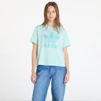 T-shirt adidas Adicolor Trefoil Tee Boxy Semi Flash Aqua XS