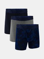 Under Armour M UA Perf Cotton Nov 6in 3-pack Bokserki Niebieski