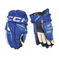 Rukavice CCM Tacks XF SR, Senior, 14", modrá- biela