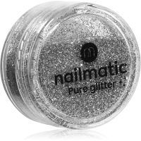 Nailmatic Pure Glitter šljokice za lice i tijelo Small Silver Glitter 3 g