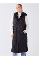 LC Waikiki Lcwk Hooded Self-Patterned Women's Puffer Vest